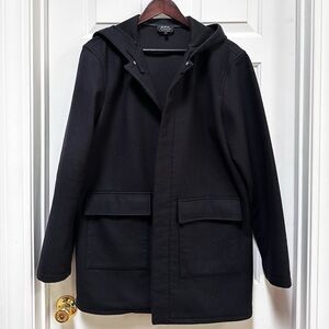 A.P.C. Black Hooded Men’s Coat